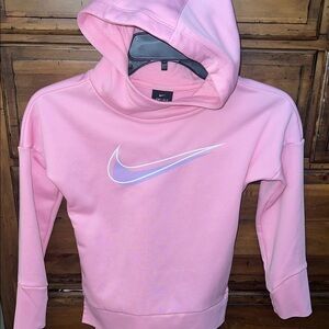 Nike Light Pink Pullover with Swoosh